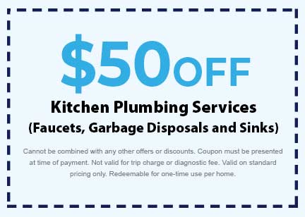 Discount for Kitchen Plumbing Services