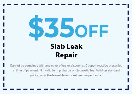 Discount for Slab Leak Repair