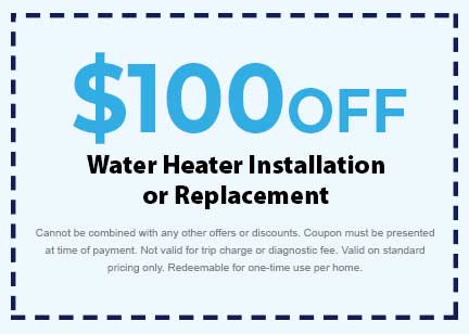 Discount for Water Heater Installation