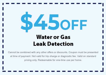 Discount for Water or Gas Leak Detection